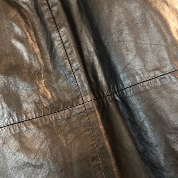 💯 % Leather Skirt /Gap # 22 - Picture 5 of 9